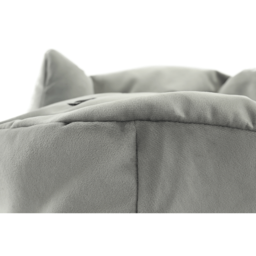 Sedací vak, sivá látka, BABY TYP 2