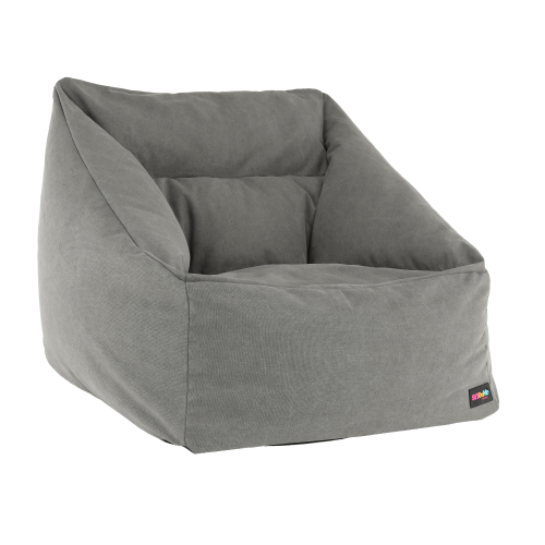 Sedací vak, sivá látka, URASON