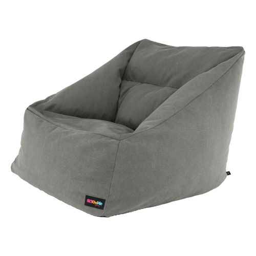 Sedací vak, sivá látka, URASON