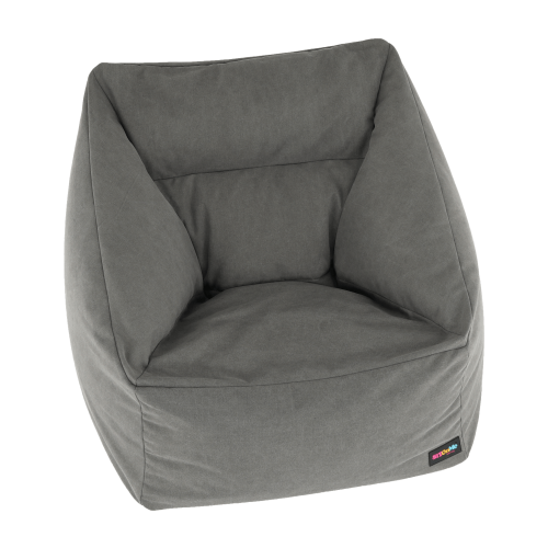 Sedací vak, sivá látka, URASON