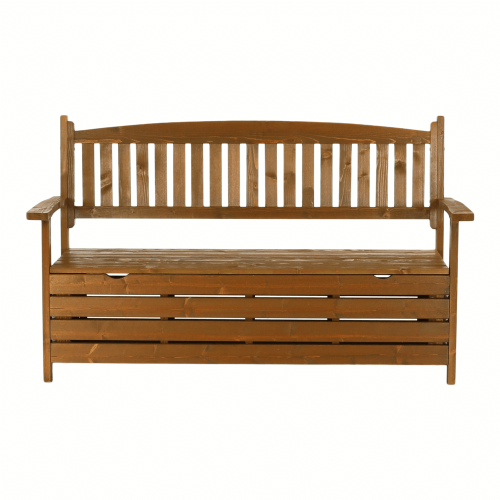 Záhradná lavička, hnedá, 150cm, AMULA