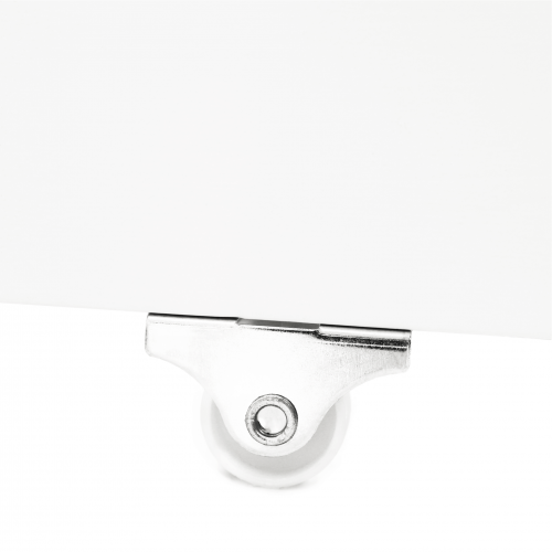 Posteľ s 2 kontajnermi, biela, ELISIA