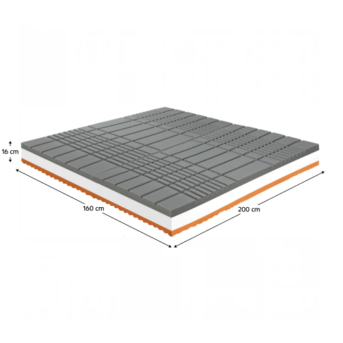 Antidekubitný matrac, 160x200, BE KELLEN