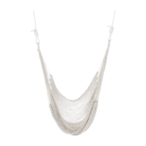 Závesné hojdacie kreslo, biela, KAZAN