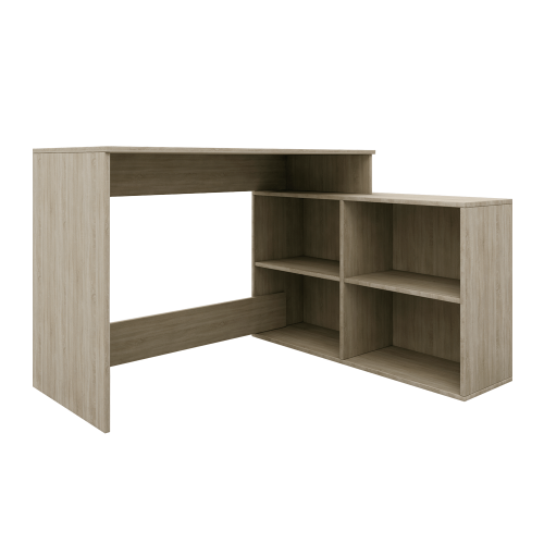 PC stôl, dub sonoma, univerzálny, KORNER 2 NEW