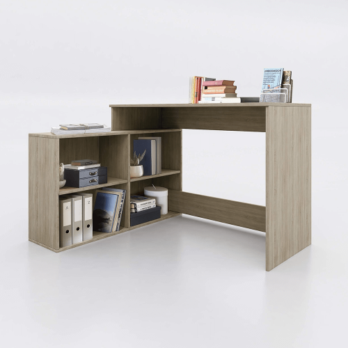 PC stôl, dub sonoma, univerzálny, KORNER 2 NEW