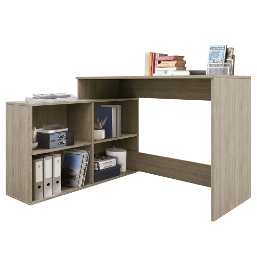 PC stôl, dub sonoma, univerzálny, KORNER 2 NEW