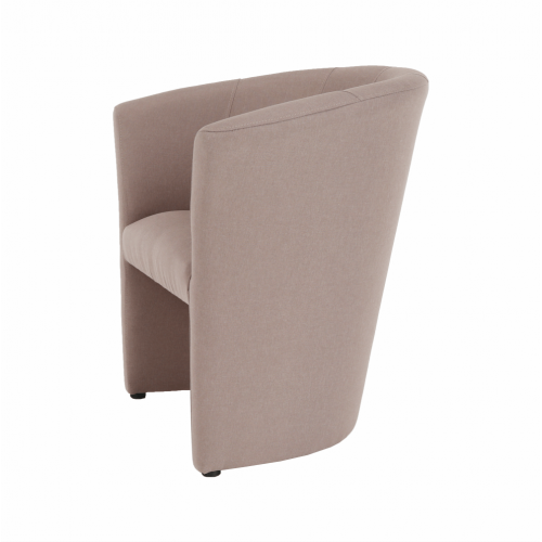 Klubové kreslo, púdrovo ružová látka, CUBA