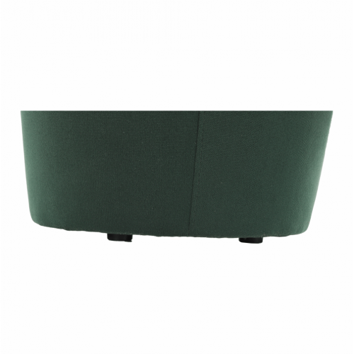 Klubové kreslo, smaragdová látka, CUBA