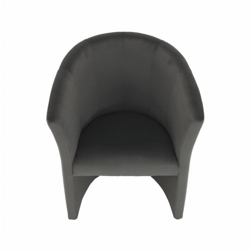 Klubové kreslo, sivá látka, CUBA