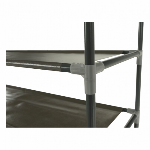 10-radový botník, sivá, FILOU