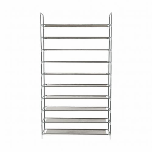 10-radový botník, sivá, FILOU