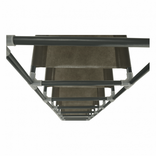 10-radový botník, sivá, FILOU