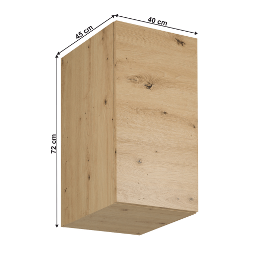 Horná skrinka, dub artisan, univerzálna, LANGEN G40G