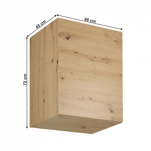 Horná skrinka, dub artisan, univerzálna, LANGEN G60G