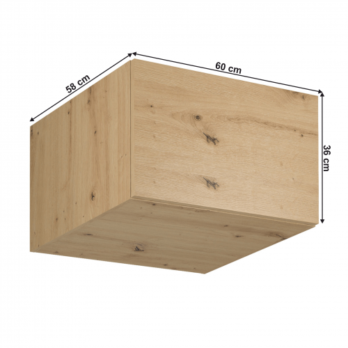 Horná skrinka, dub artisan, LANGEN N60
