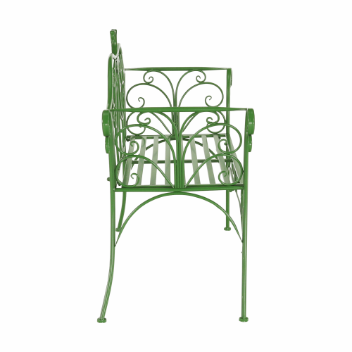 Záhradná lavička, zelená, ETELIA