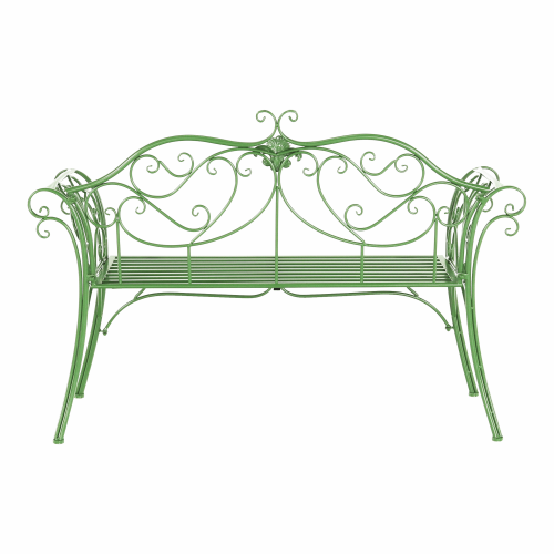 Záhradná lavička, zelená, ETELIA