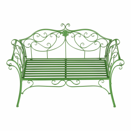 Záhradná lavička, zelená, ETELIA