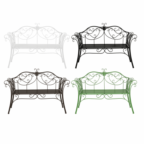 Záhradná lavička, zelená, ETELIA