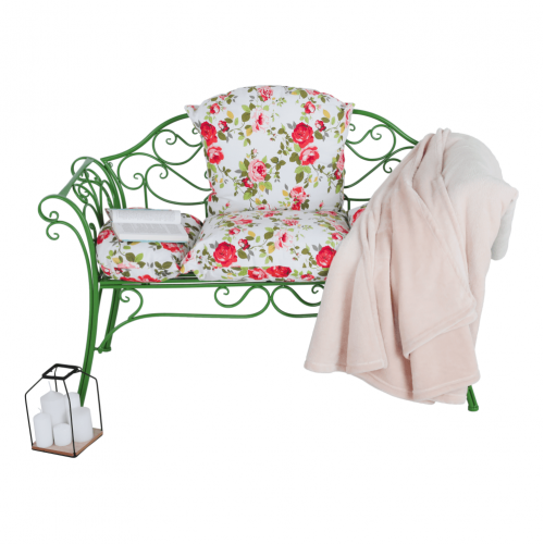 Záhradná lavička, zelená, ETELIA