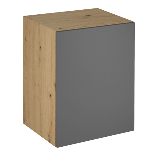 Horná skrinka, dub artisan/sivý mat, univerzálna, LANGEN G60G