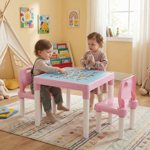 Detský set 1+2, ružová/korálová, BALTO NEW