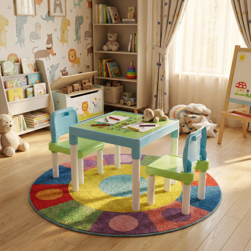 Detský set 1+2, modrá/zelená/biela, BALTO