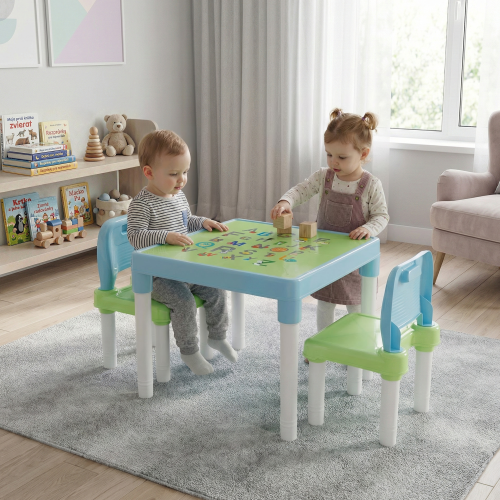 Detský set 1+2, modrá/zelená/biela, BALTO