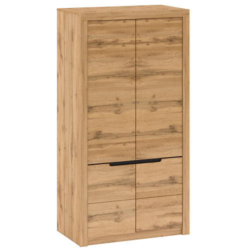 Vešiaková skriňa s policou, dub wotan, TORONTA F