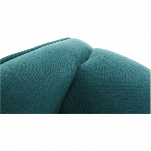 Kreslo ušiak, tyrkysová/buk, BREDLY