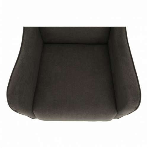 Kreslo ušiak, hnedá/buk, BREDLY