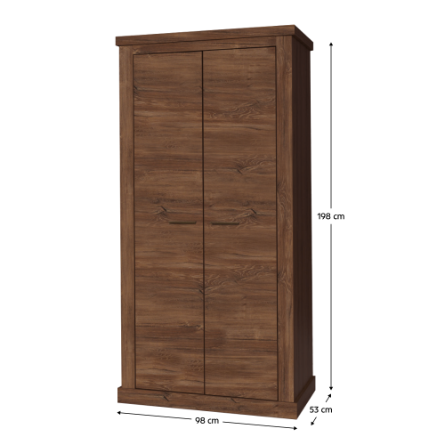 Vešiaková skriňa AR1, dub stirling, HILARD