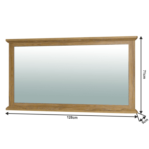 Zrkadlo MZ16, dub grand, LEON