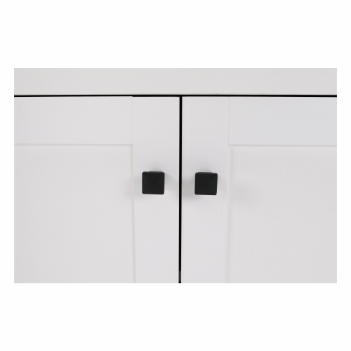 Komoda MZ9, biela/dub grand, LEON