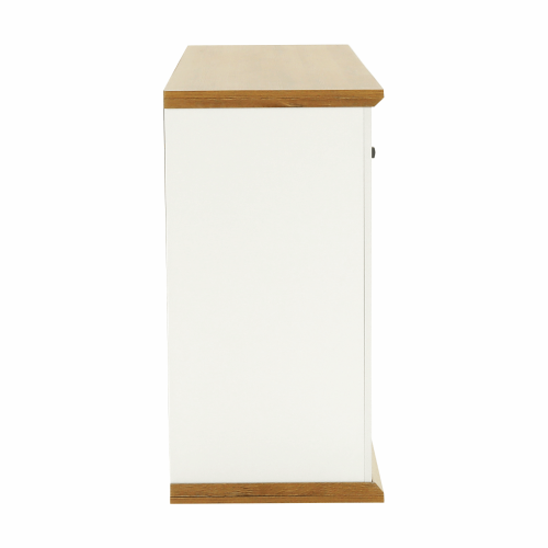 Komoda MZ9, biela/dub grand, LEON