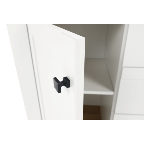 Komoda MZ11, biela/dub grand, LEON