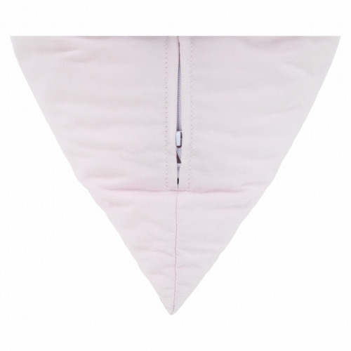 Sedací vak, biela/ružová/sivá, POMPOM