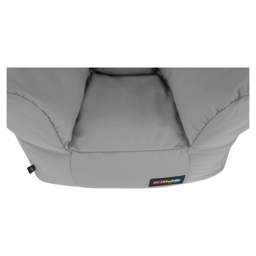 Sedací vak, svetlosivá látka, TAMPO