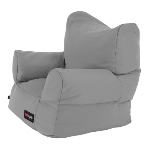 Sedací vak, svetlosivá látka, TAMPO