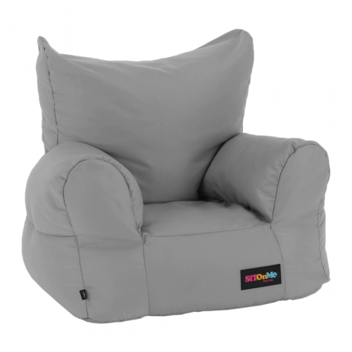 Sedací vak, svetlosivá látka, TAMPO