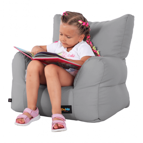 Sedací vak, svetlosivá látka, TAMPO