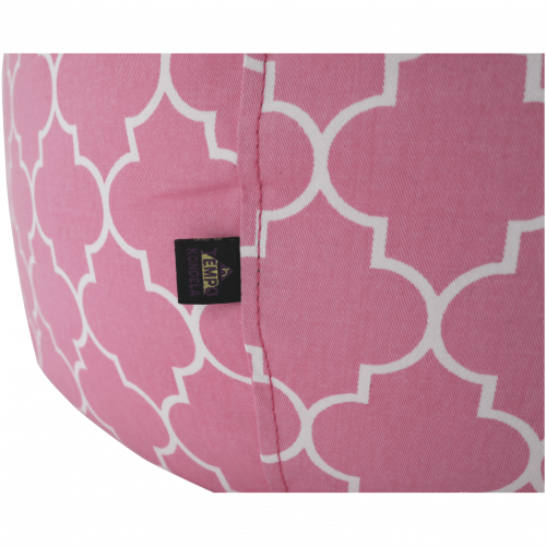 Sedací vak, ružovo-biela vzor, GOMBY