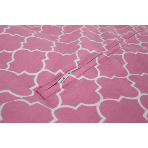 Sedací vak, ružovo-biela vzor, GOMBY