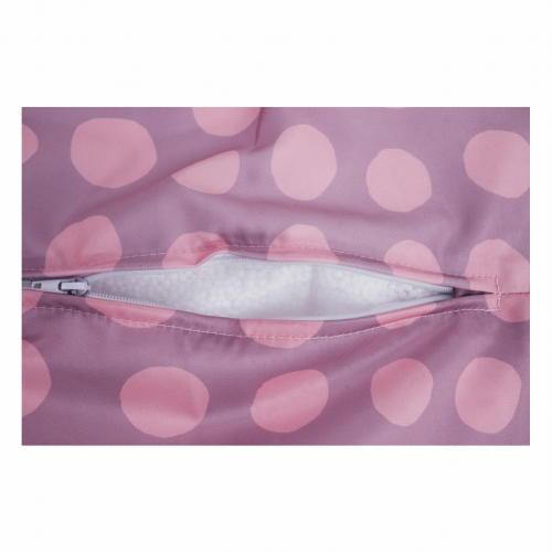 Sedací vak, ružovo-fialová/vzor, TELDIN