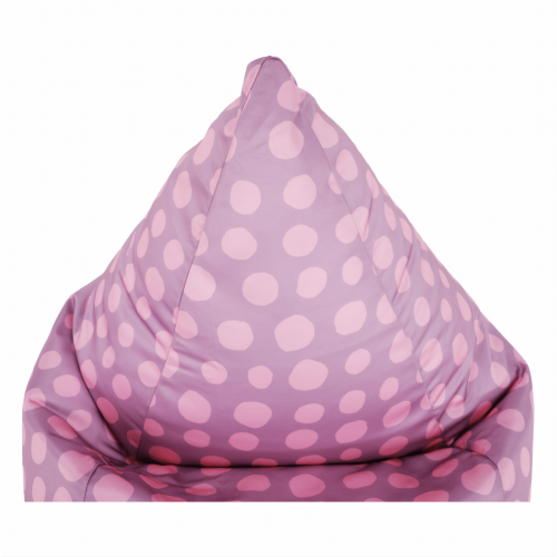 Sedací vak, ružovo-fialová/vzor, TELDIN