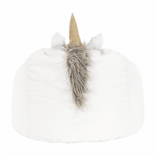 Sedací vak jednorožec, biela, INOROG