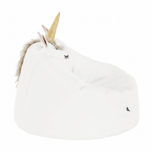 Sedací vak jednorožec, biela, INOROG