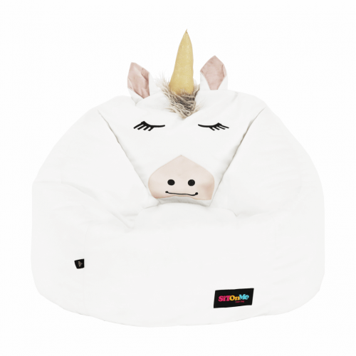Sedací vak jednorožec, biela, INOROG