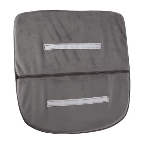 Dizajnové kreslo, sivá Velvet látka, ZIRKON